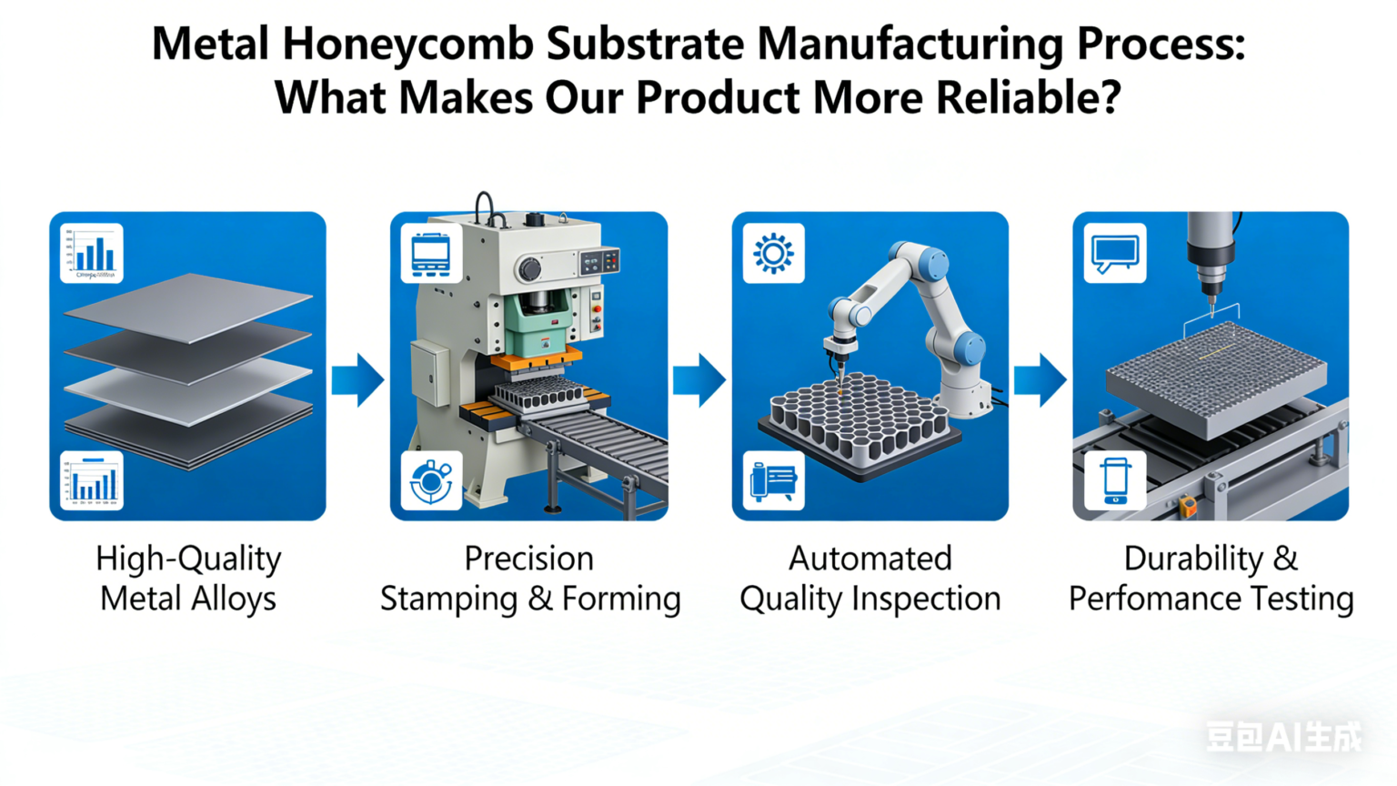 Substrate In Manufacturing Metal Honeycomb Substrate Manufacturing Process: What Makes Our Product ...