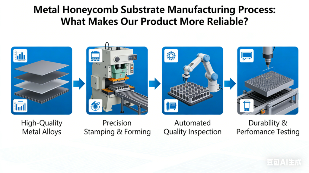 Metal Honeycomb Substrate Manufacturing Process: What Makes Our Product More Reliable?