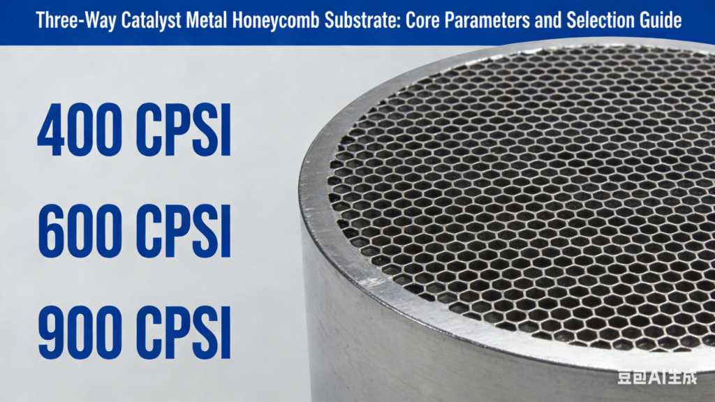 Three-Way Catalyst Metal Honeycomb Substrate: Core Parameters and Selection Guide (400/600/900 CPSI)