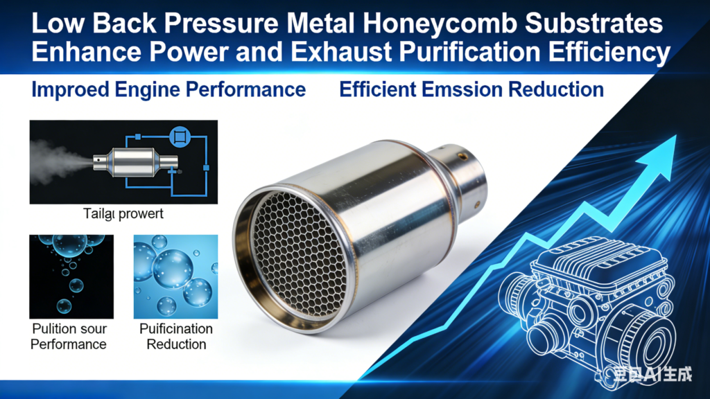 How Low Back Pressure Metal Honeycomb Substrates Enhance Power and Exhaust Purification Efficiency
